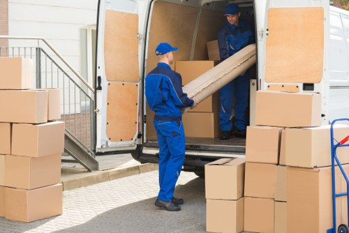 Removal truck hire service for a local move in Brent