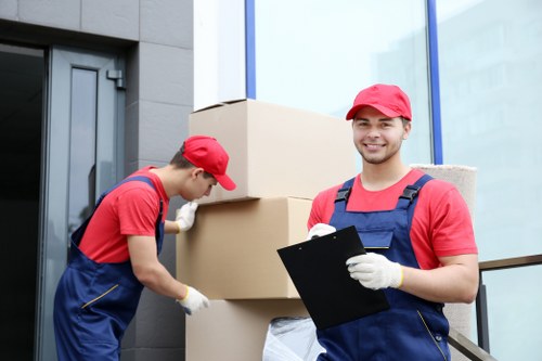 Moving team supporting a home move in Brent