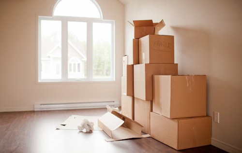 Loading furniture for a Brent house or flat move