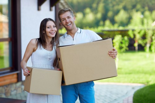 Office removal team planning a business move in Brent