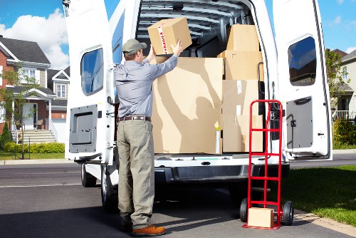 Household items prepared for man with van removal in Brent