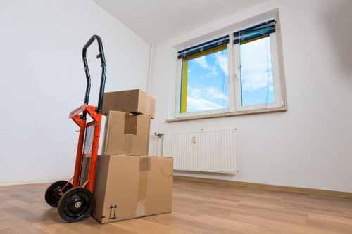 Removing a sofa and bed as part of a Brent furniture pick-up service