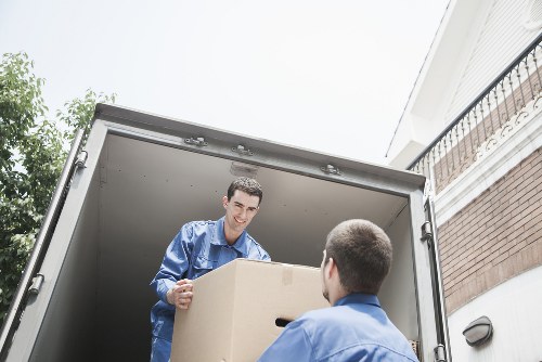 Local removals team managing a flat move in Brent