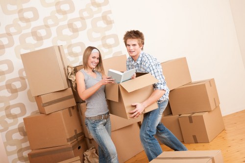 Careful handling of household furniture during a Brent move